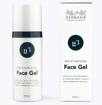 Billede af det ulovlige produkt: Dermaxir n3 n3 Moisturising Face Gel
