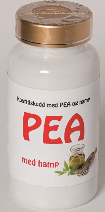 Billede af det ulovlige produkt: PEA med Hamp