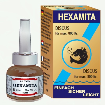 Billede af det ulovlige produkt: eSHa Hexamita